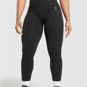 Adapt Safari Seamless Legging Black/Asphalt Grey - Gymshark